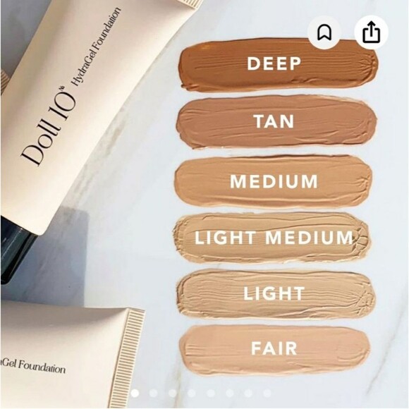 Doll 10 Hydralux Smoothing Foundation in Tan 30ml/1 fl.oz - Picture 5 of 8